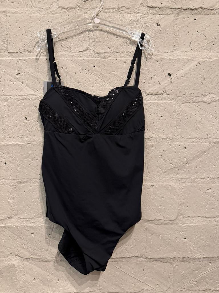 Andres Sarda badpak 38/ 75B NIEUW!! Nu €17,50, Kleding | Dames, Badmode en Zwemkleding, Ophalen of Verzenden, Nieuw, Zwart, Badpak