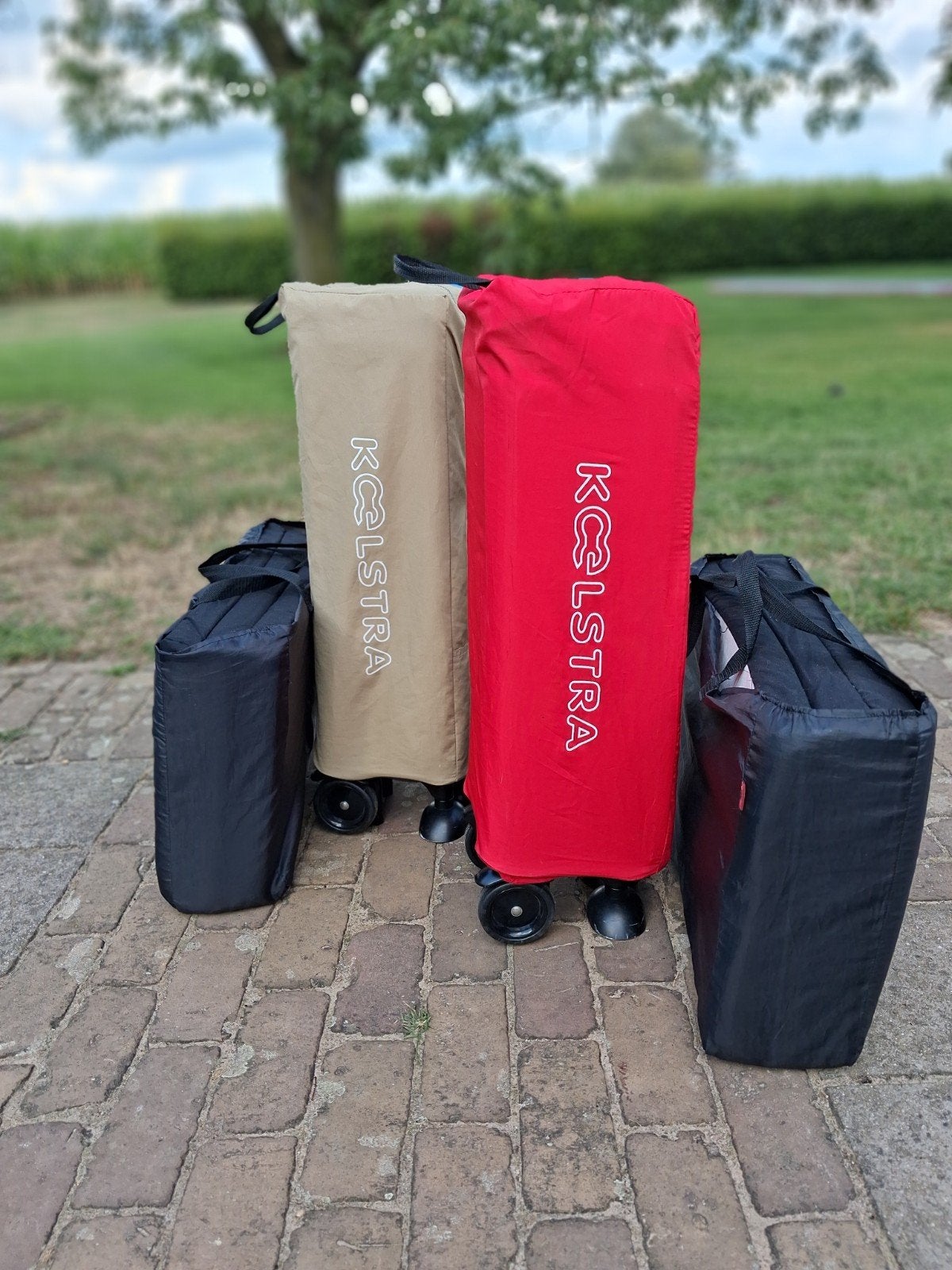 2x campingbedje Koelstra, Kinderen en Baby's, Ophalen, Minder dan 140 cm, Minder dan 70 cm