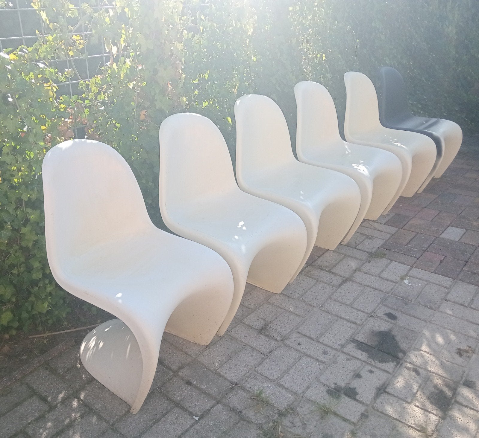 Set van 6 design stoelen opknappers., Ophalen