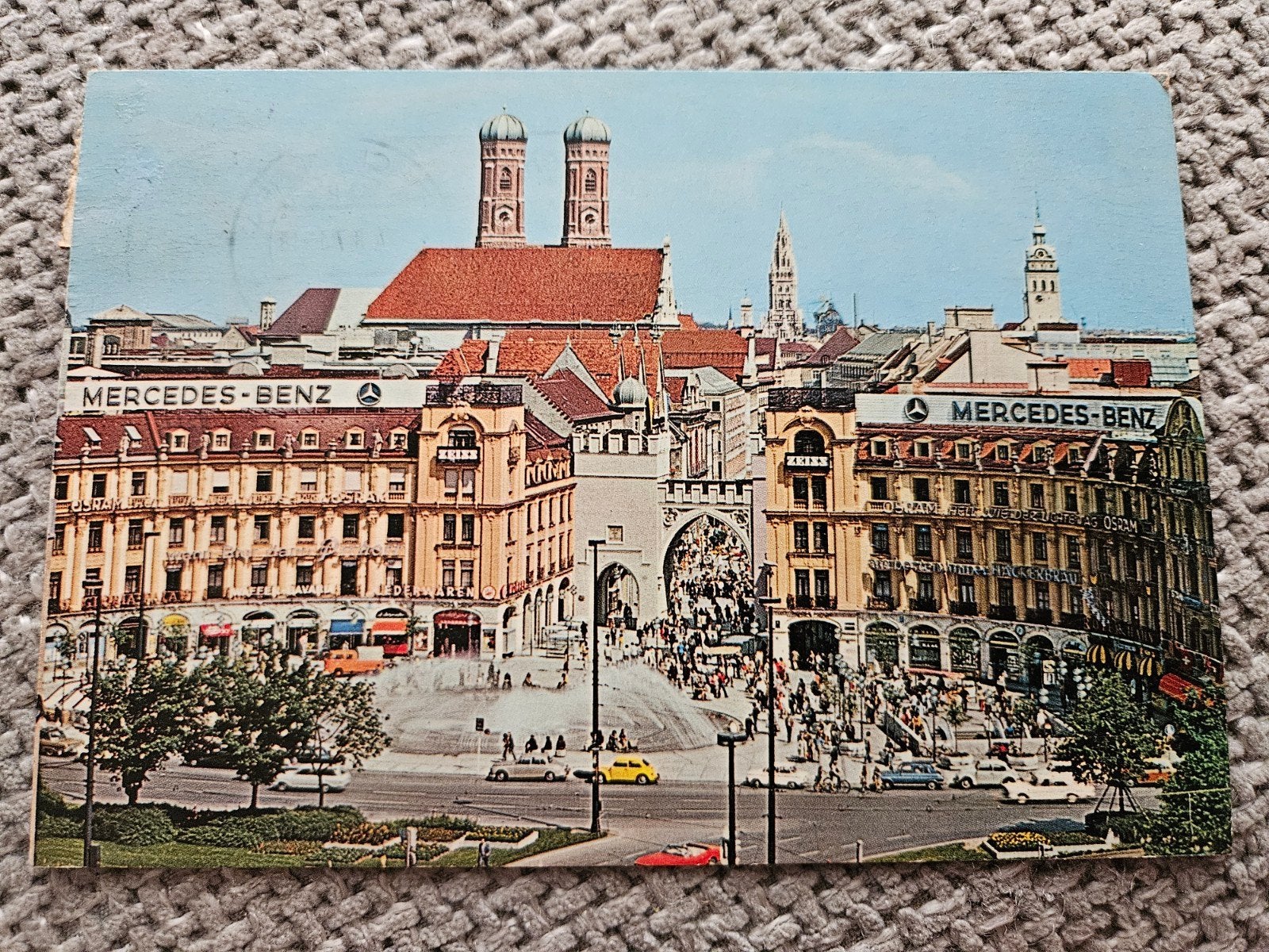 München, Karlsplatz (Stachus), Ophalen of Verzenden, 1960 tot 1980, Gelopen, Duitsland