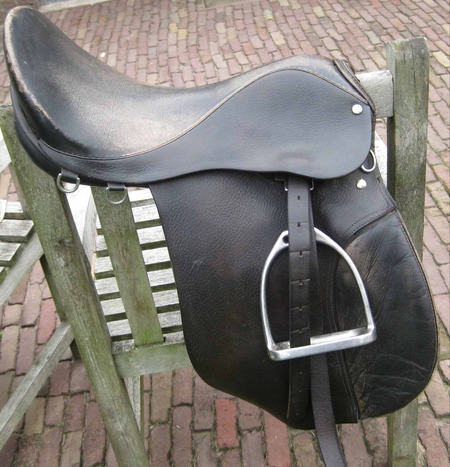 Zadel 16.5 inch, Ophalen of Verzenden, Gebruikt