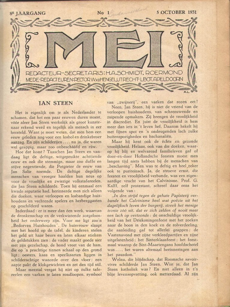 Mei (1931), Boeken, Ophalen of Verzenden, Gelezen, Lichaam en Geest