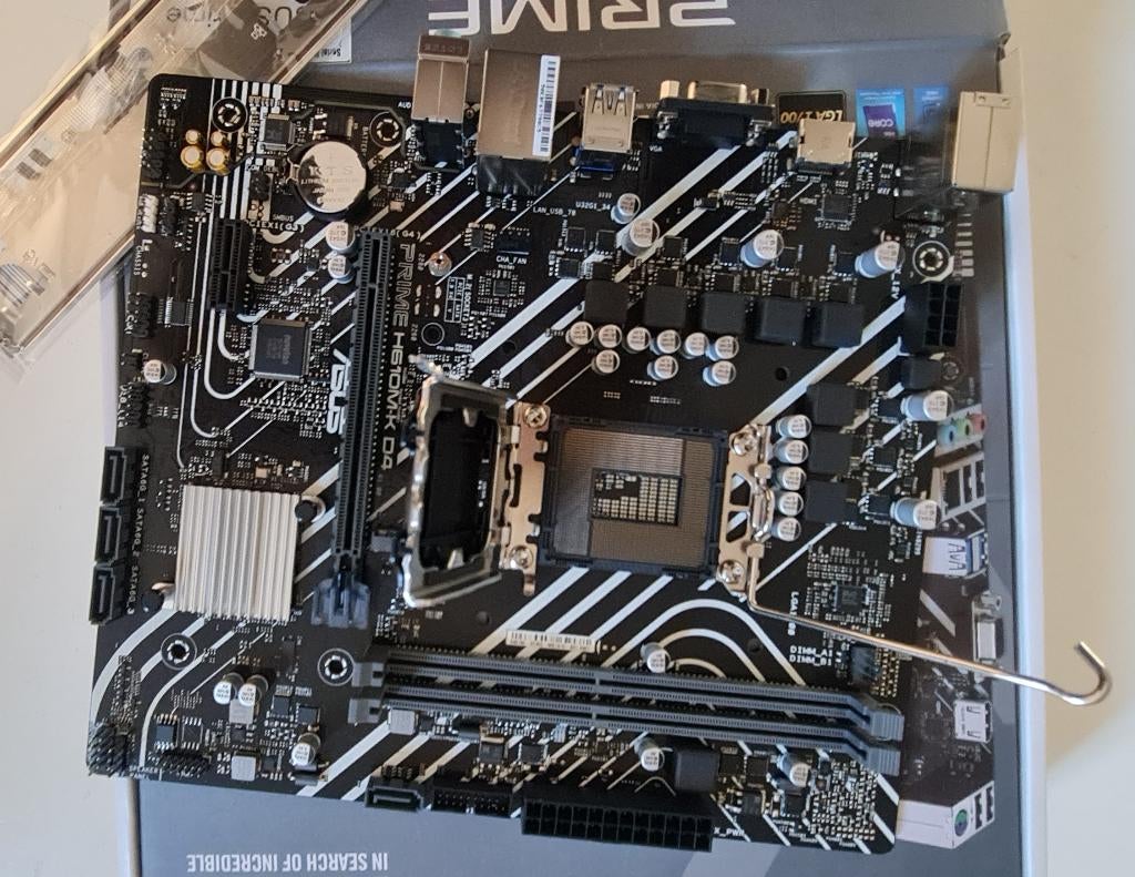 ASUS PRIME H610M-K D4, DDR4, Ophalen of Verzenden, Zo goed als nieuw, Micro-ATX
