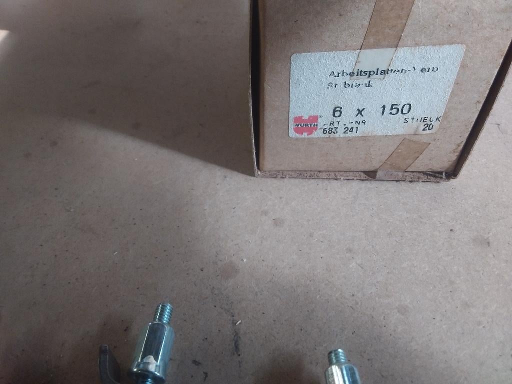 Werkblad verbinders 6 x 150, 33 stuks, Ophalen of Verzenden, Nieuw, 100 tot 250 mm, Overige typen