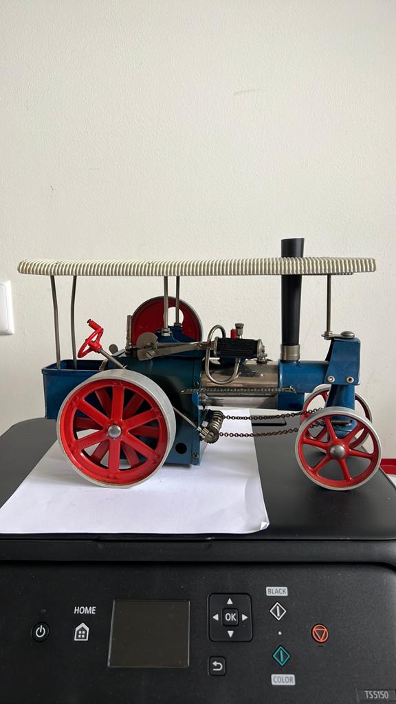 Wilesco Stoommobiel stoomtractor Stoommachine Speelgoed, Antiek en Kunst, Antiek | Speelgoed, Ophalen of Verzenden