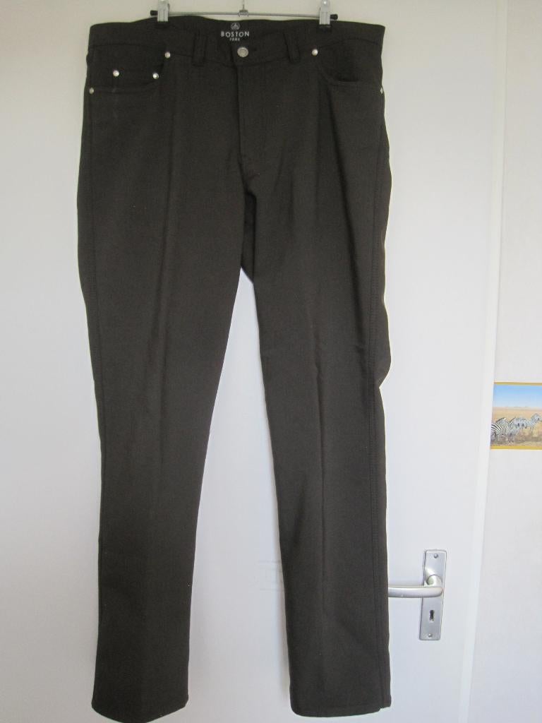 110 - herenbroek Boston Park maat 54 khaki, Maat 52/54 (L), Overige kleuren, Verzenden, Zo goed als nieuw