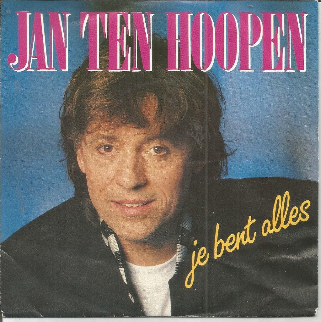 Jan ten Hoopen – Je Bent Alles (1989), Fotohoes, 7 inch, 1980 - 1989, Ophalen of Verzenden