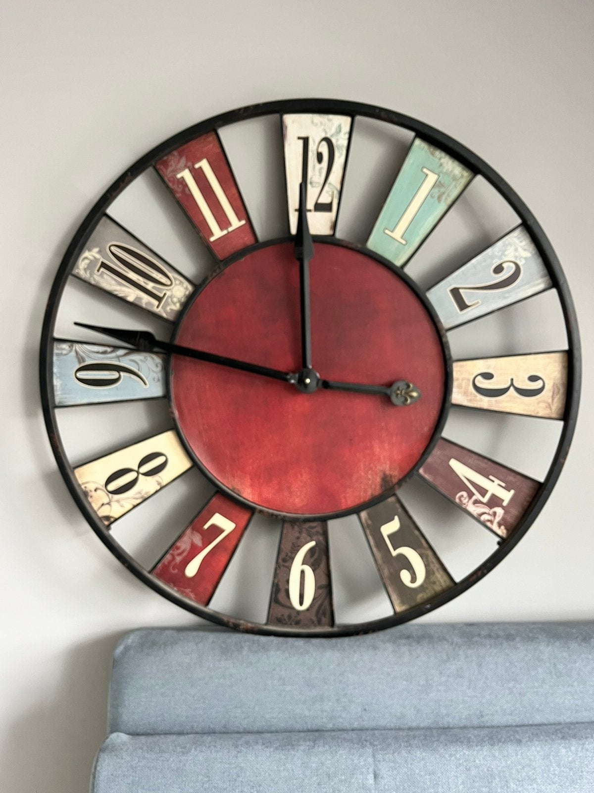 Mooie grote klok, Huis en Inrichting, Woonaccessoires | Klokken, Ophalen of Verzenden, Zo goed als nieuw, Wandklok