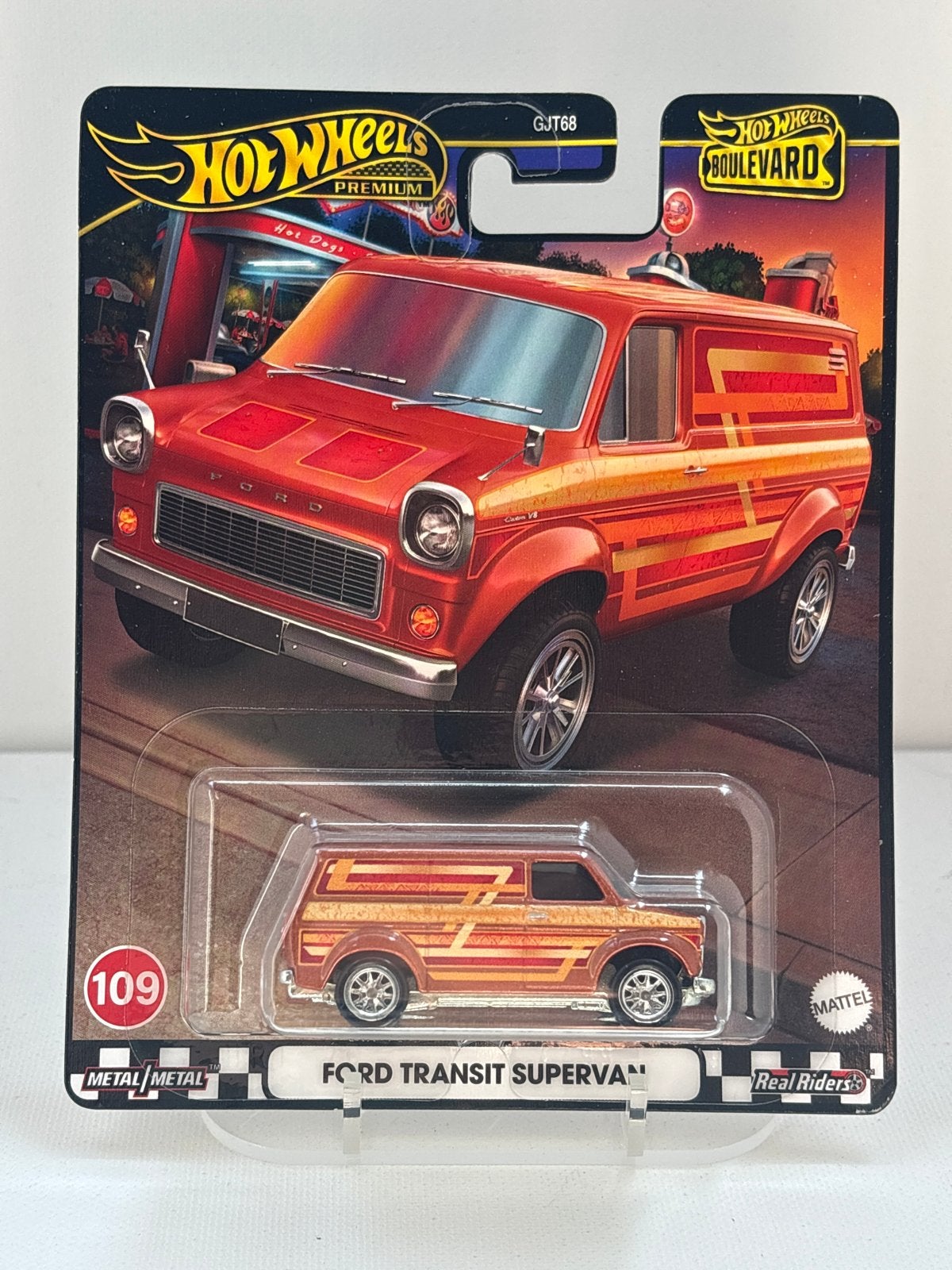 Hot Wheels Premium Boulevard Ford Transit Supervan, Hobby en Vrije tijd, Nieuw, Ophalen of Verzenden, Mattel, Bus of Vrachtwagen