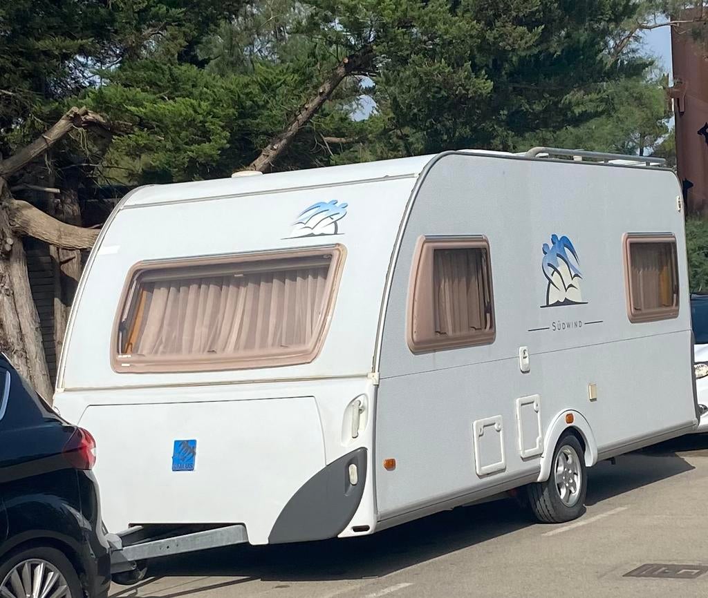 Knaus caravan 5 pers, Caravans en Kamperen, Caravans, Rondzit, Particulier, Knaus, Kachel