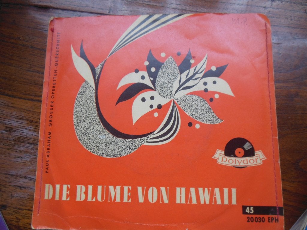 single paul abraham die blume von hawaii 45rpm jukebox 7inch, Gebruikt, 7 inch, Ophalen of Verzenden, Pop