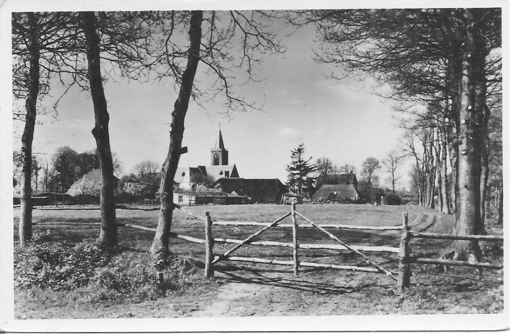 Ansichtkaart Nunspeet, De Veluwe - Dorpsgezicht, Ophalen of Verzenden, 1960 tot 1980, Gelopen, Gelderland