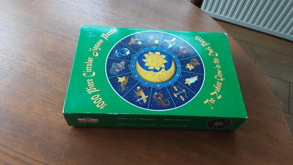 Sterrenbeelden Puzzel - 1000 Stukjes Glow-in-the-Dark, Ophalen of Verzenden, 500 t/m 1500 stukjes, Zo goed als nieuw, Legpuzzel
