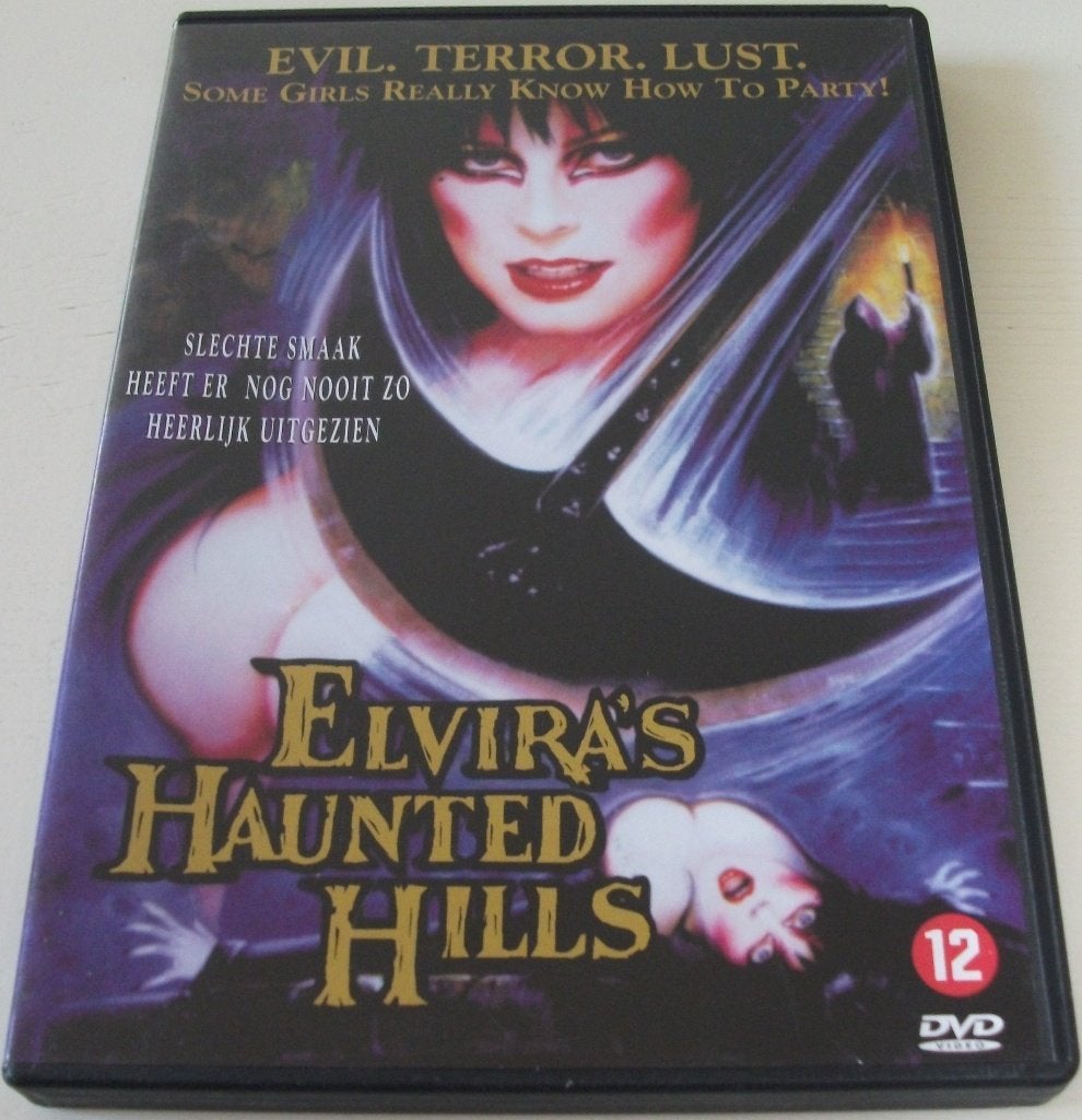 Dvd *** ELVIRA'S HAUNTED HILLS *** Evil. Terror. Lust., Engels, Nederlands, Ophalen of Verzenden, Zo goed als nieuw