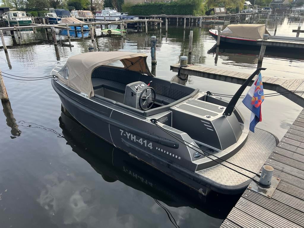 Van Vossen 670 tender Sport inclusief 60pk Honda, Watersport en Boten, Ophalen, Gebruikt, Aluminium, Buitenboordmotor