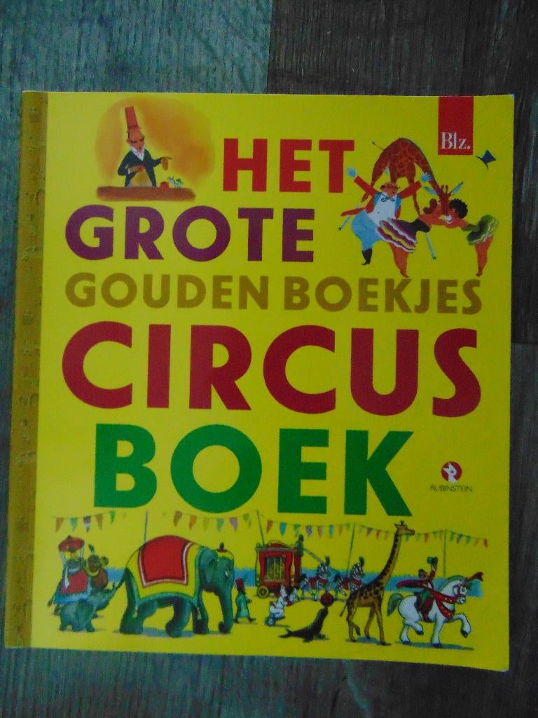 Het grote gouden boekjes circus boek - Rubinstein, Ophalen of Verzenden, Zo goed als nieuw, Rubinstein, Fictie algemeen