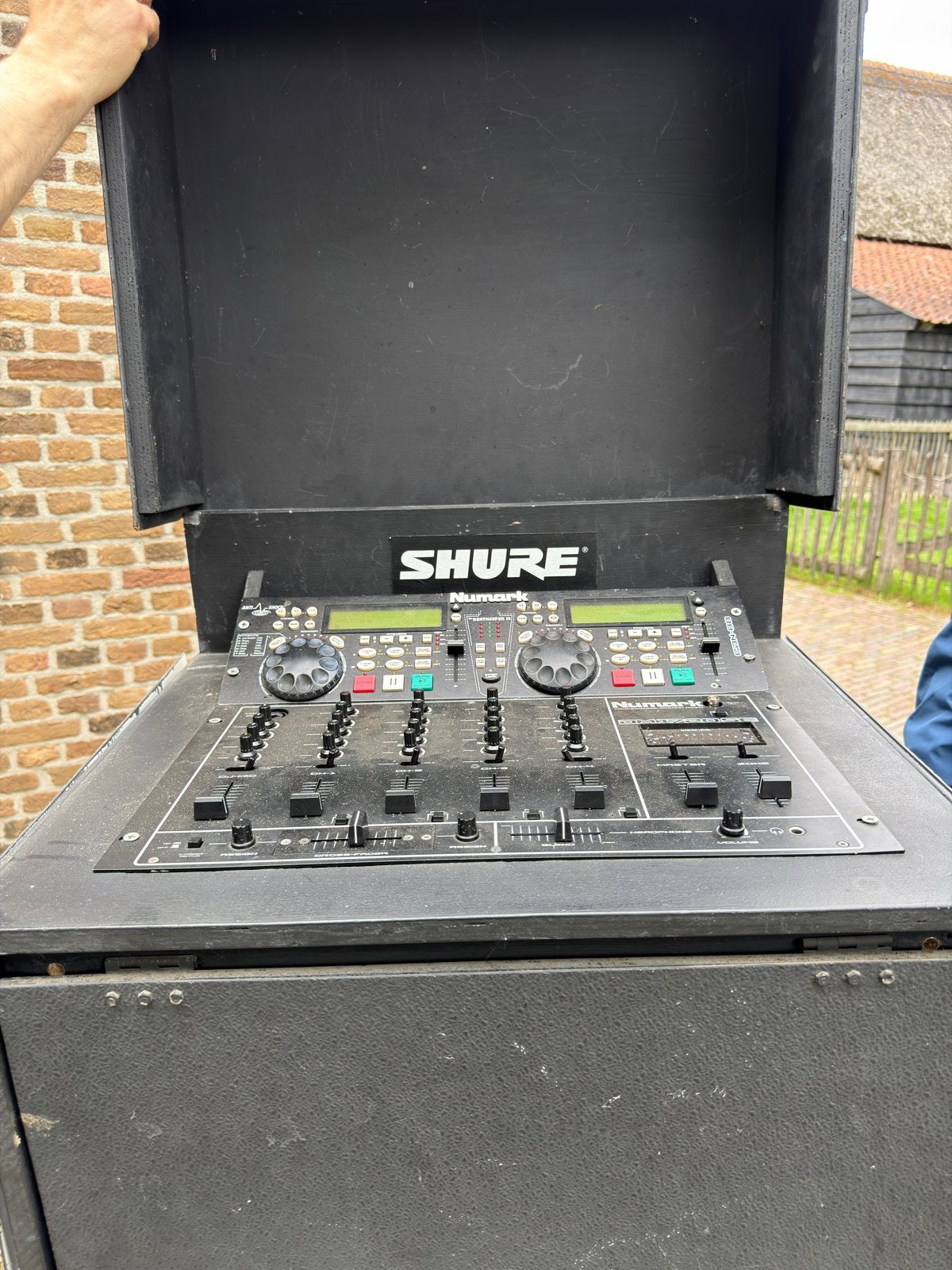 Numark DJ-set met versterker en speakers, Muziek en Instrumenten, Ophalen, Gebruikt, Dj-set, Numark