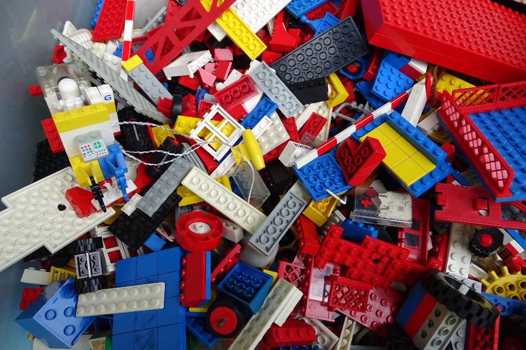 Krat Lego, Ophalen, Gebruikt, Losse stenen, Lego