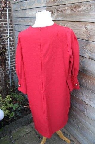 Jurk rood Caroline Biss mt 46 Vaste prijs OPRUIMING, Maat 46/48 (XL) of groter, Ophalen of Verzenden, Zo goed als nieuw, Knielengte