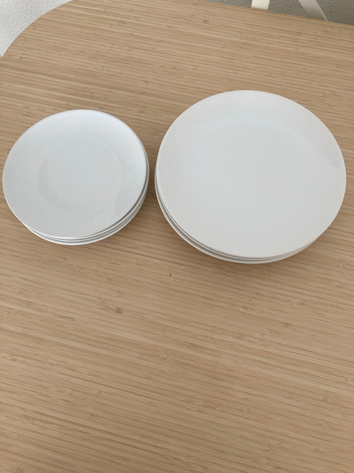 IKEA Borden - 4x Ø21cm & 4x Ø27cm, Ophalen of Verzenden, Gebruikt, IKEA, Bord(en)