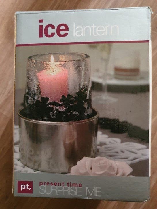 Present Time Ice Lantern -DIY IJslantaarn zelf maken, Nieuw, Ophalen of Verzenden, Zilver, Metaal