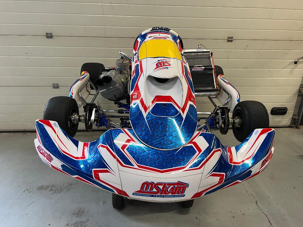 MS Kart Blue Phoenix met TM KZ-R1, Sport en Fitness, Karting, Ophalen, Zo goed als nieuw, Kart