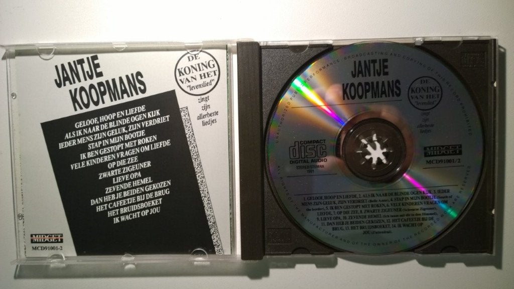 Jantje Koopmans - De Koning Van Het Levenslied, Ophalen of Verzenden, Zo goed als nieuw, Levenslied of Smartlap, Album