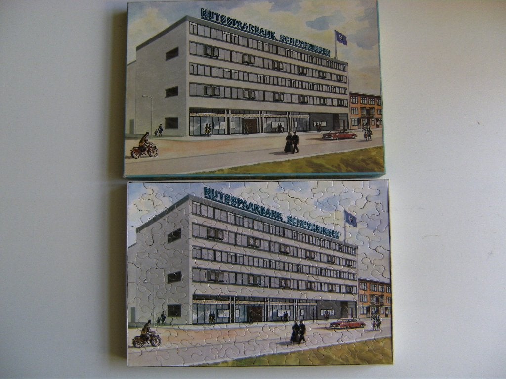 Legpuzzel van Nutsspaarbank Badhuiskade 24 Scheveningen, Ophalen of Verzenden, Zo goed als nieuw