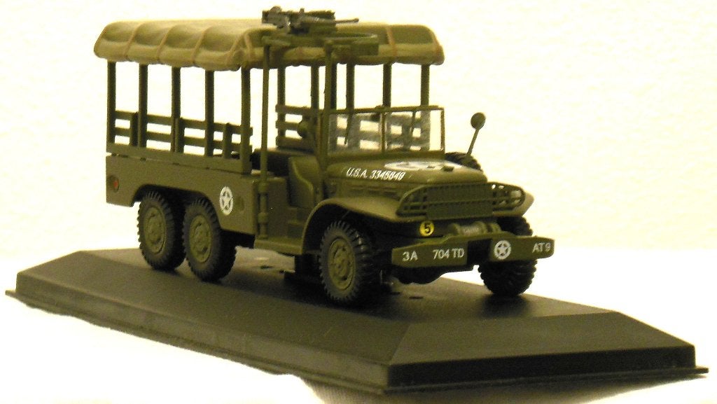 DODGE. WC 63. 6x6 1944. 1:43. Atlas-Altaya. Izgst. Ged. OVP., Hobby en Vrije tijd, Modelauto's | 1:43, Zo goed als nieuw, Bus of Vrachtwagen