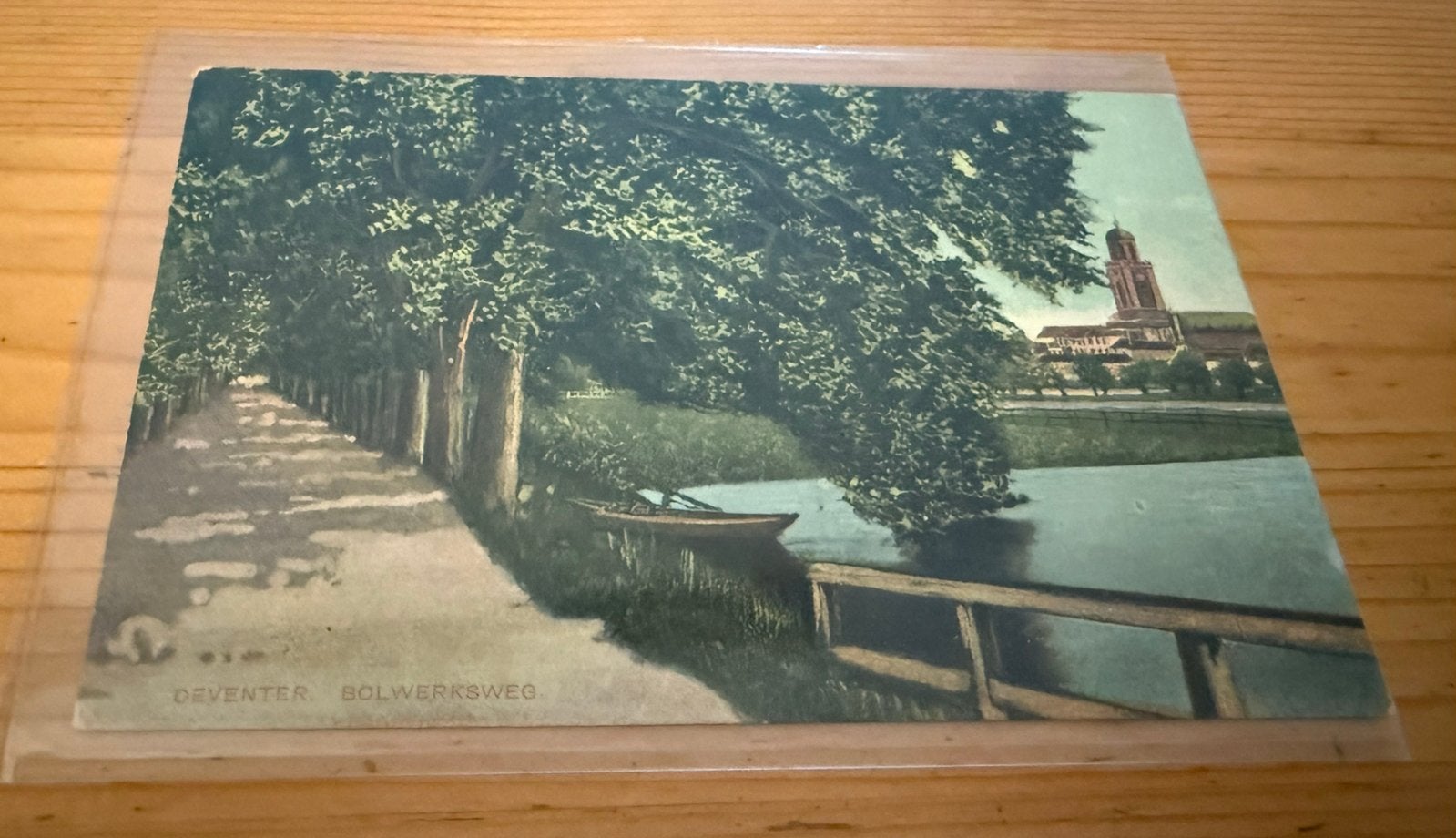 Ansichtkaart Deventer Bolwerksweg, Ophalen of Verzenden, Voor 1920, Overijssel