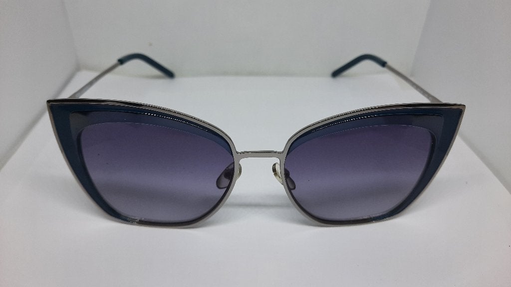 Karl Lagerfeld KL254S Zonnebril Paars met tas, Overige merken, Gebruikt, Zonnebril, Paars