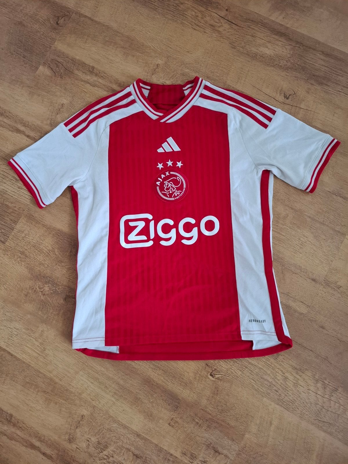 Ajax Thuisshirt Maat 164, Sport en Fitness, Voetbal, Maat XS of kleiner, Ophalen of Verzenden, Zo goed als nieuw, Shirt