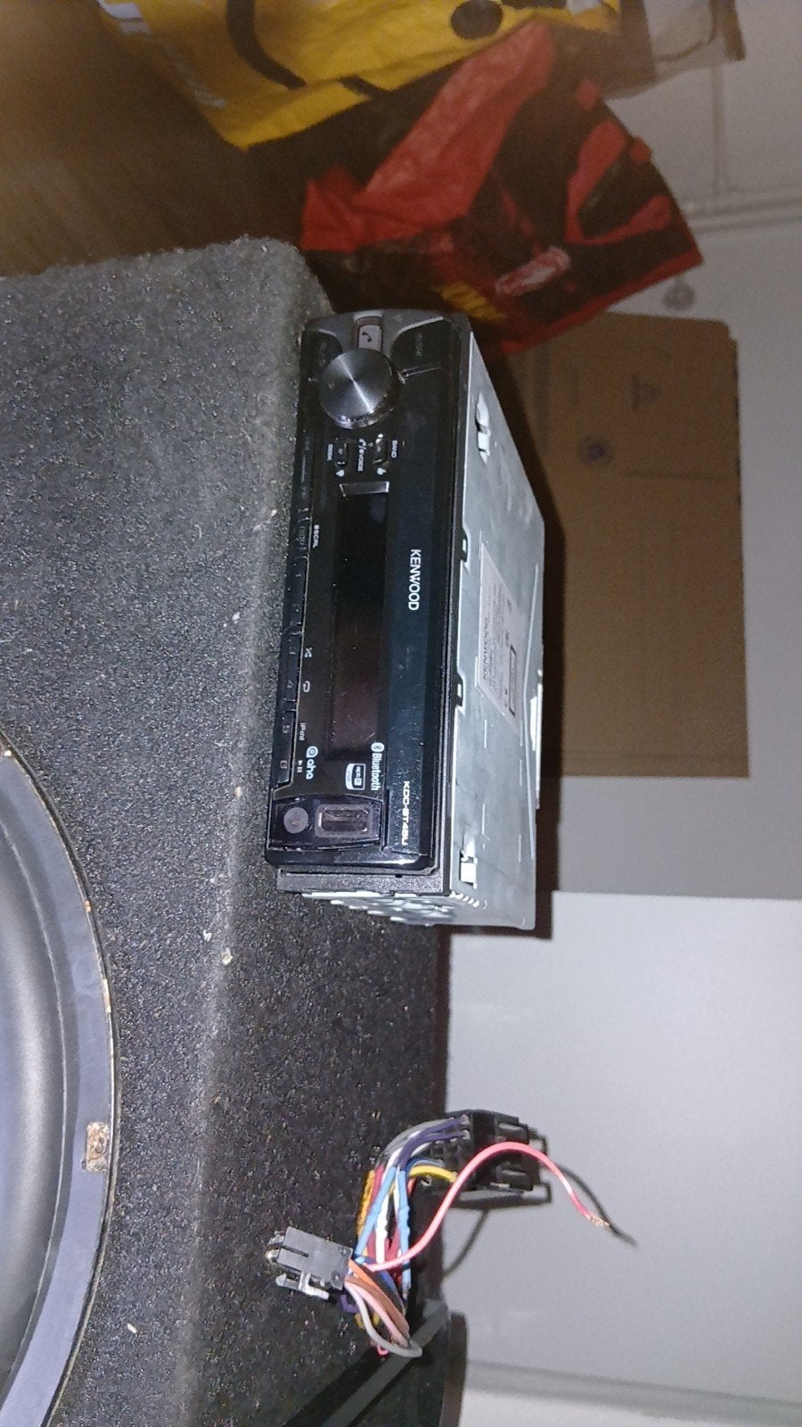 kenwood Bluetooth radio met cd speler en usb, Ophalen, Gebruikt