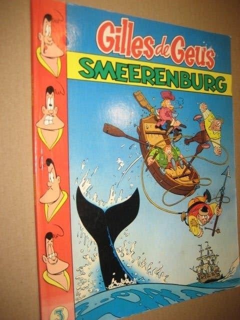 Gilles de geus 3 smeerenburg 1e druk 1987, Eén stripboek, Ophalen of Verzenden, Zo goed als nieuw