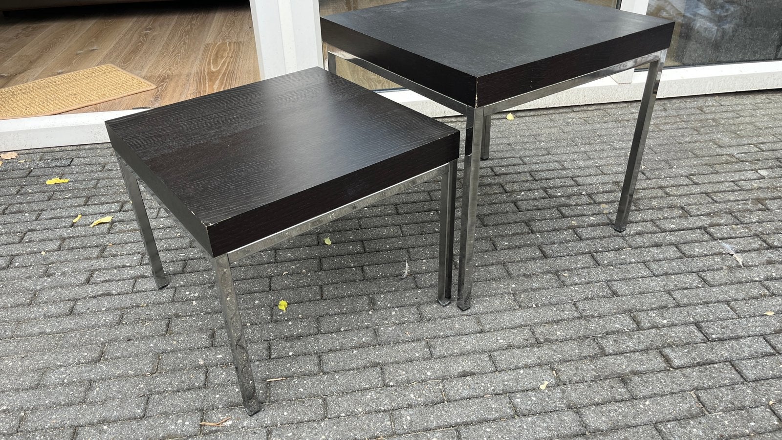 Bijzet tafeltjes, Overige materialen, Minder dan 55 cm, Vierkant, Zo goed als nieuw
