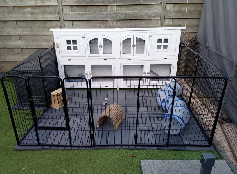 Groot koijnenhok met 2 etages en 2 nachthokken, Dieren en Toebehoren, Ophalen, Overige typen