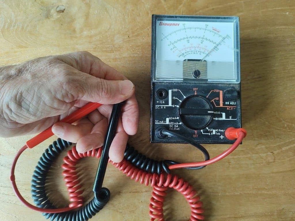 Vintage Graupner analoge multimeter 2 K Ohm / volt, Ophalen of Verzenden, Gebruikt, Multimeter