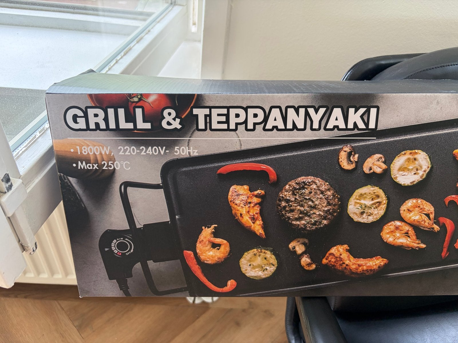 Nieuwe Grill & Teppanyaki plaat - 1800W, 90cm, Ophalen, Nieuw