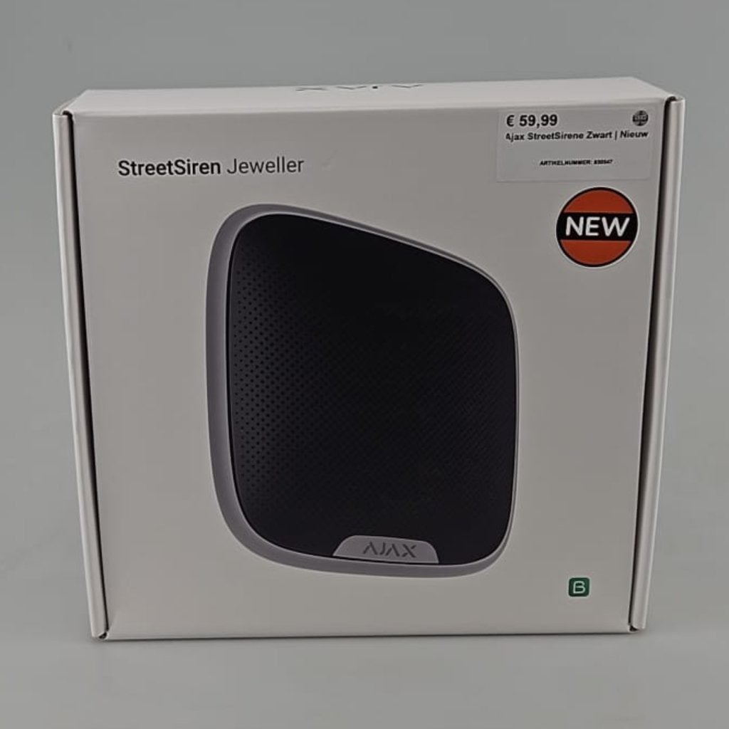 Ajax StreetSirene Zwart | Nieuw, Flex Ltd., Nieuw, https://flex.com/contact-us, Nobelstraat 10, 5807 GA Oostrum LB, Limburg, Nederland