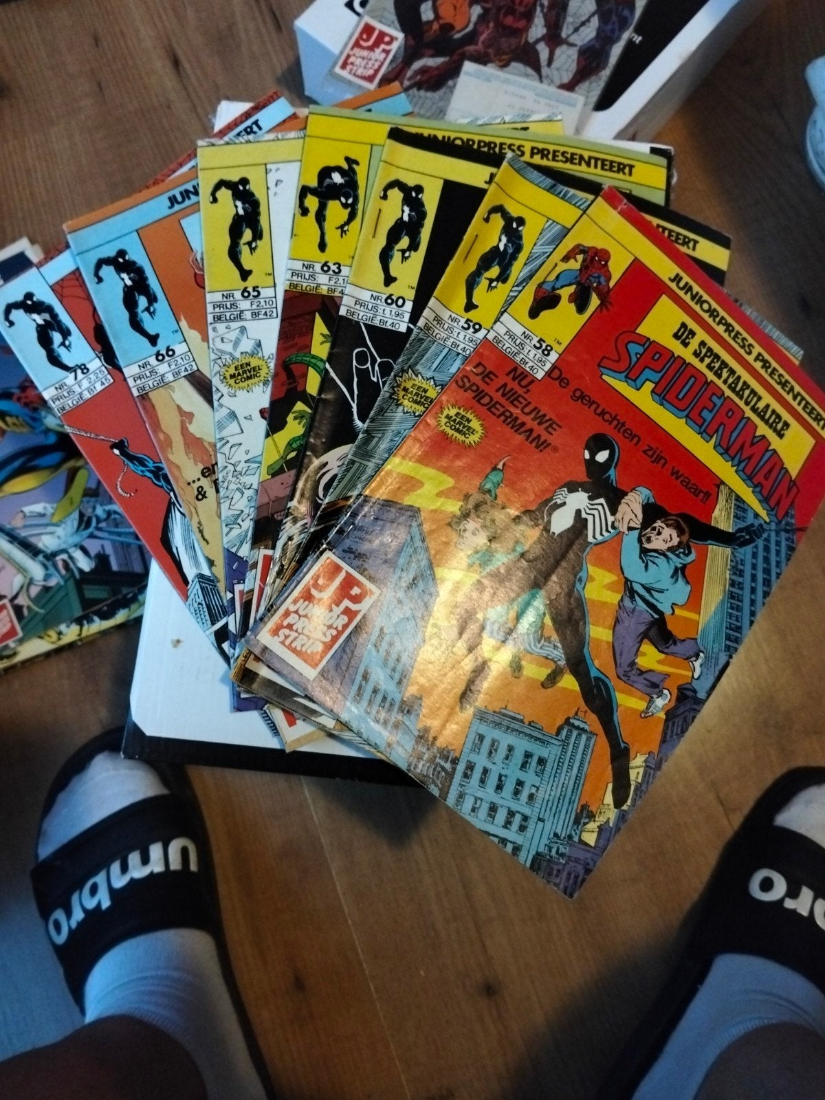 spiderman stripboeken, Meerdere comics, Ophalen of Verzenden, Gelezen, Europa