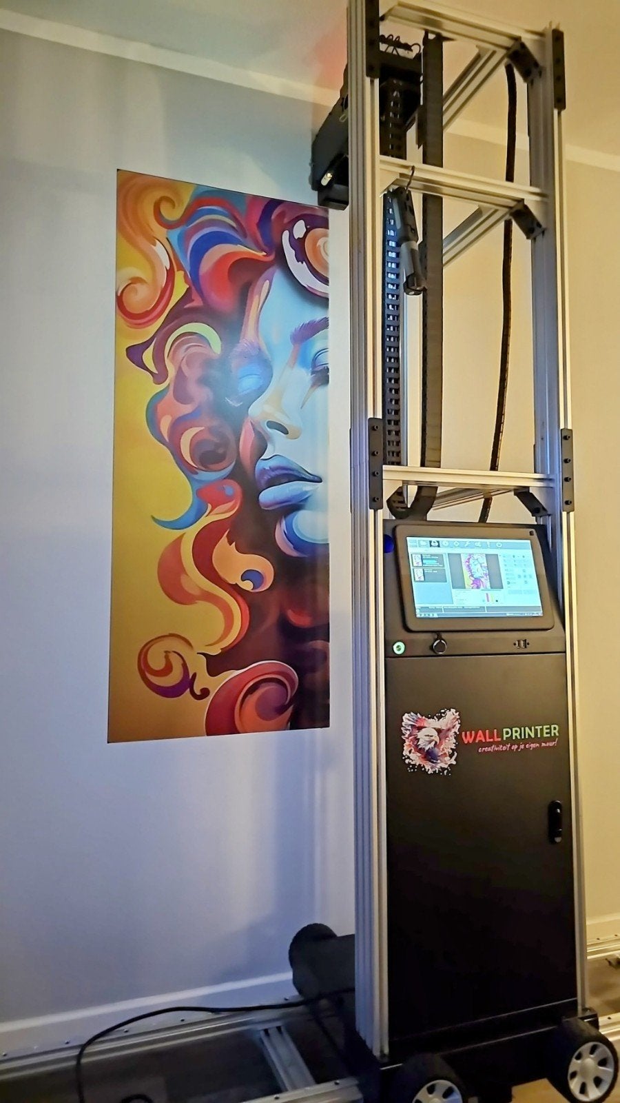 set: DXONJET VPJet4.0 UV muurprinter + rails en onderdelen, Computers en Software, Printers, Ophalen of Verzenden