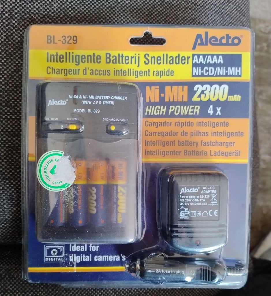 Alecto batterij snellader - nieuw, Ophalen of Verzenden, Nieuw