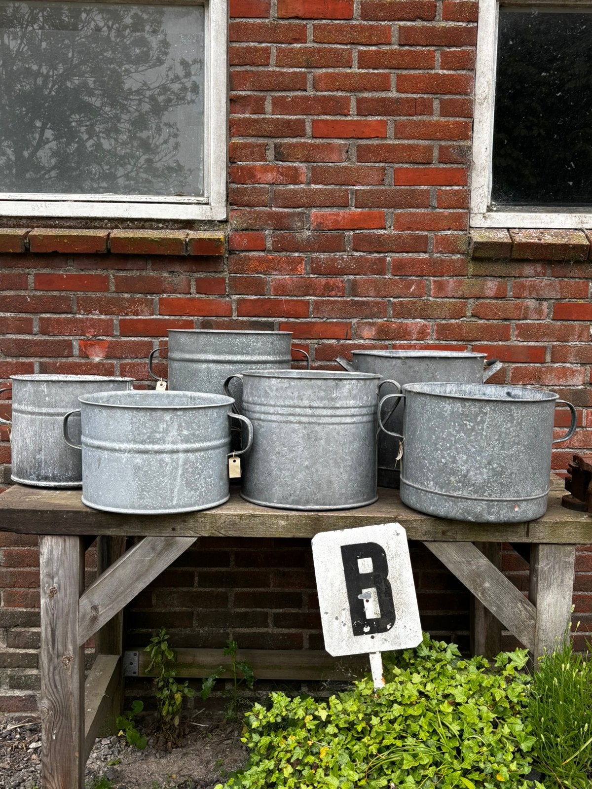 Zinken tonnen, Antiek en Kunst, Curiosa en Brocante, Ophalen of Verzenden