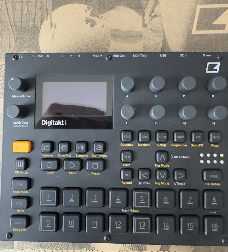 Elektron Digitakt II Sampler, Computers en Software, Ophalen, Nieuw