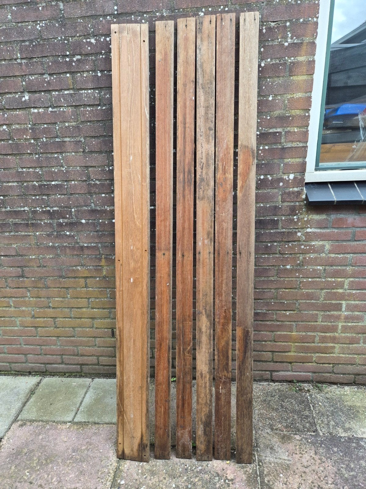 Hardhouten planken, Doe-het-zelf en Verbouw, Hout en Planken, Ophalen, Minder dan 25 mm, Plank, Minder dan 200 cm