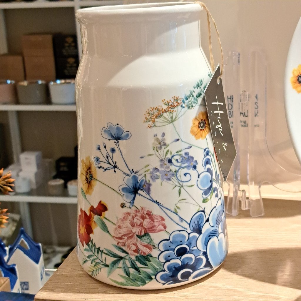 Vaas Heinen Delfts Blauw, Ophalen of Verzenden, Nieuw, Blauw