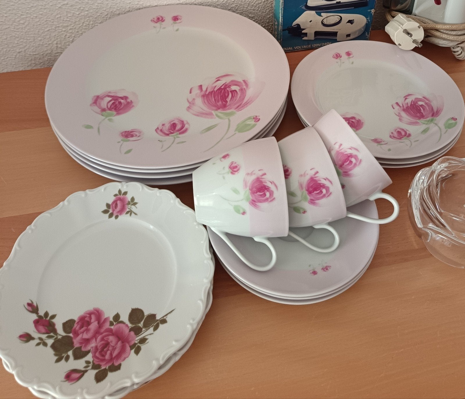 Servies *Bloem*, Ophalen, Porselein, Overige stijlen, Bord(en)