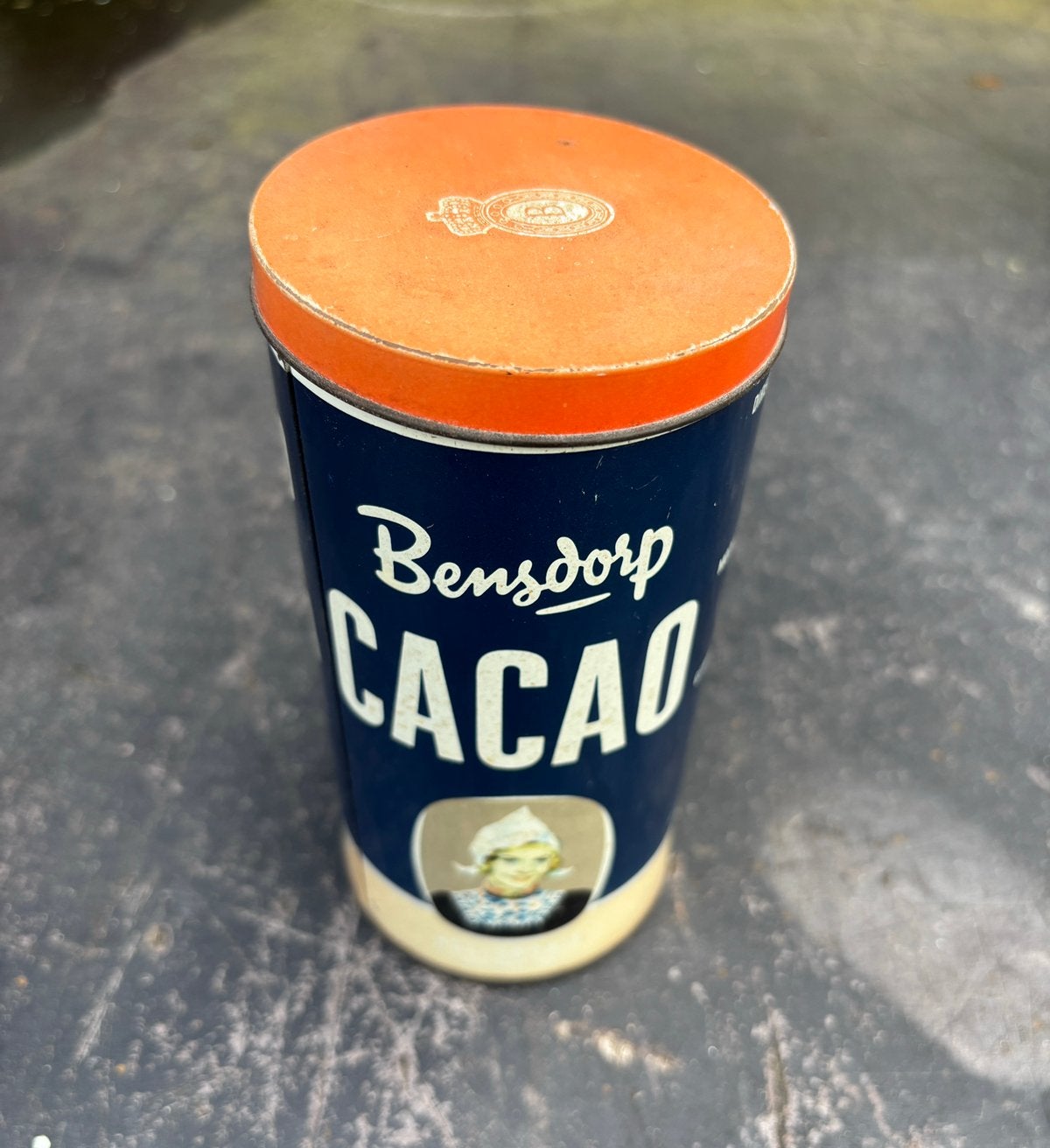 Bensdorp Cacao blikken, Verzamelen, Ophalen of Verzenden, Gebruikt, Overige