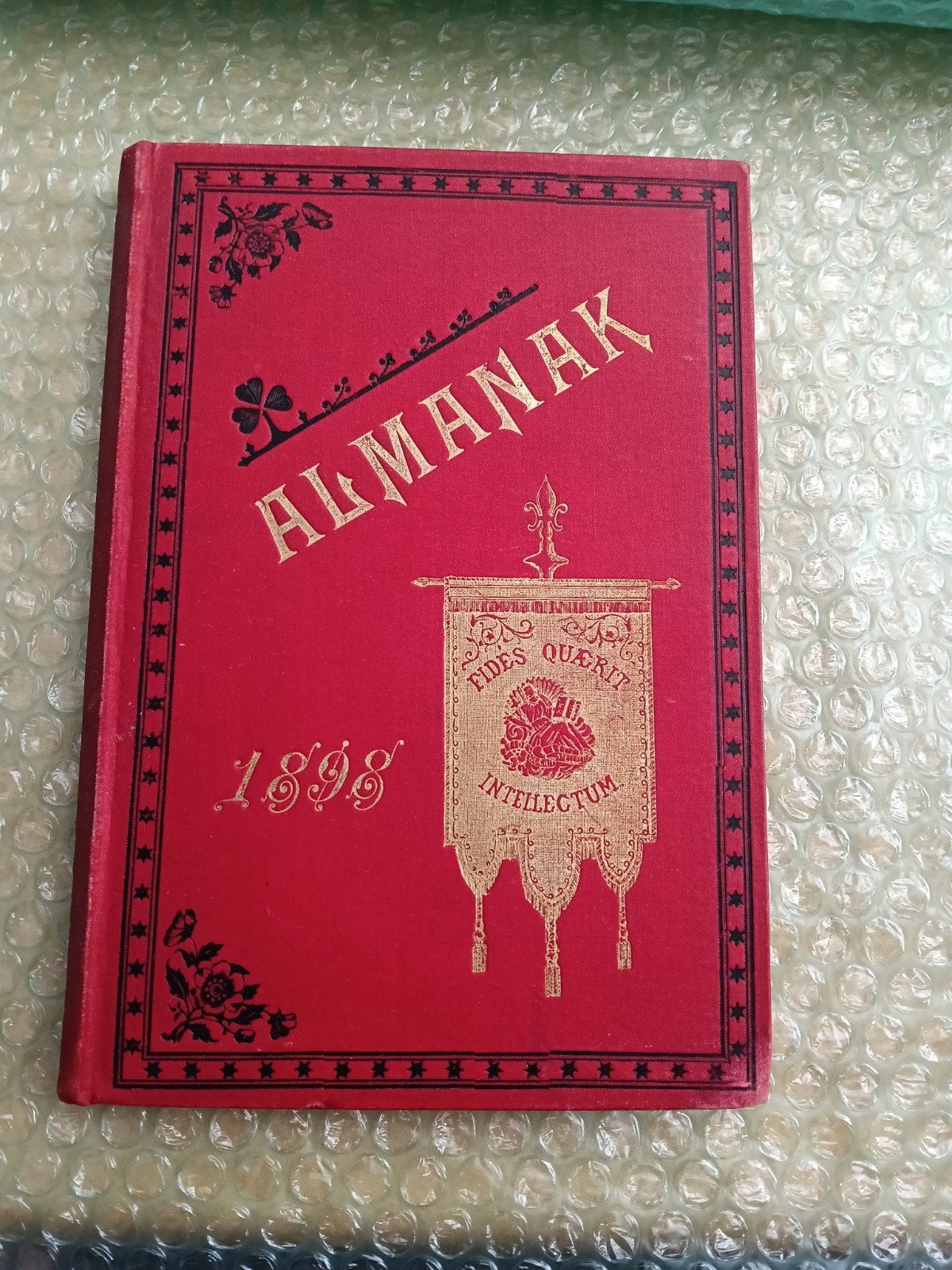 Almanak 1898 - Fides Quaerit Intellectum, Ophalen of Verzenden, C.H. Mulder