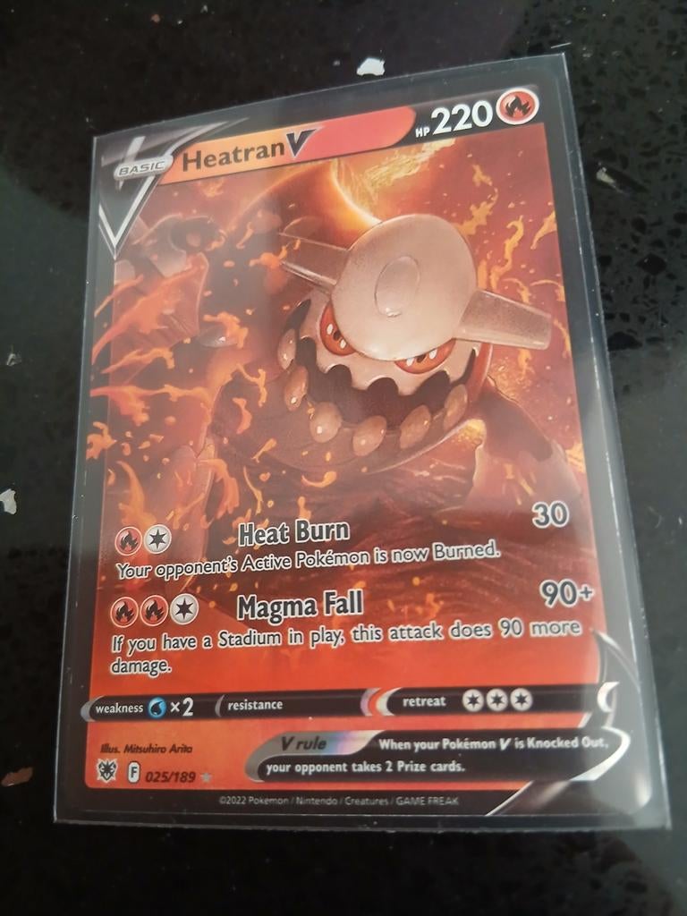 Pokemonkaart heatran, Ophalen